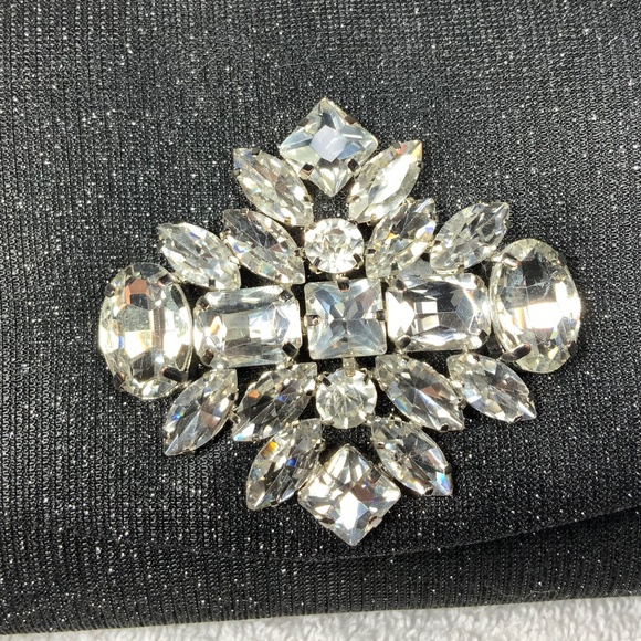 NWOT - Lulu Townsend Black Evening Bag Clutch - Picture 2 of 12